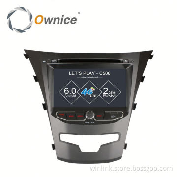 Ownice Android 6.0 Cortex A53 4core car dvd with gps for SSANGYONG KORANDO support OBD DVR
